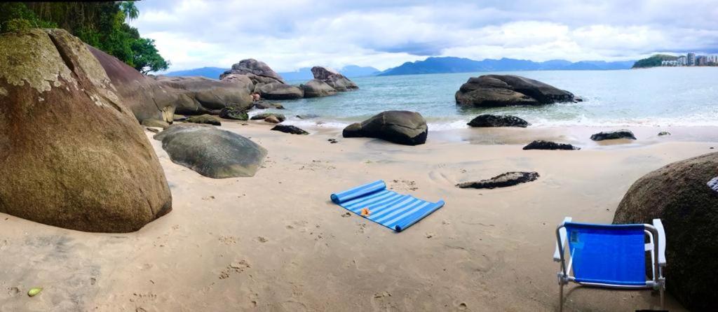 Lindo Duplex Pe Na Areia Com Praia Privativa Caraguatatuba Eksteriør bilde